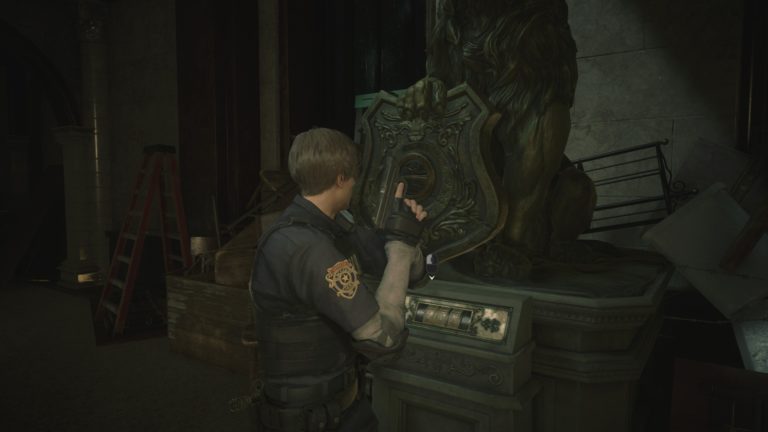 Как решить головоломку Статуи Льва в Resident Evil 2 Remake