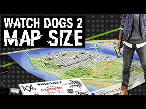 Watch Dogs 2 карта мира