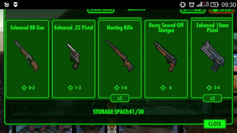 Все об оружии Fallout Shelter на пк, где брать и как продать